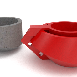 J1.png STL file Mold for cement vases 1・3D print design to download, milorein