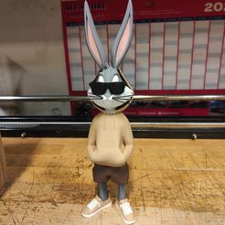 Bugs bunny urban vibes Fan art (multiparts/3mf)