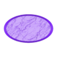 Rock028_90x52mm_elipsoid_base_hollow_PRINT.stl Oval Bases Set – Rocks 28 Variant B Texture (60–170MM) | Perfect For Tabletop Wargames & RPG's