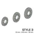 STYLE 3 13 mm - 14,5 mm -16 mm Ultimate Brake Disc & Caliper Collection - 1/24 - Scale Model Accessories