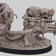rat-gun-1.png STL file Ratmen rotary gunners・3D print design to download