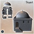 3.jpg Square Eastern building with access stairs and large damaged dome (11) - Canyon Sandy Landscape 28mm 15mm RPG DND Nomad Desertland African Middle East