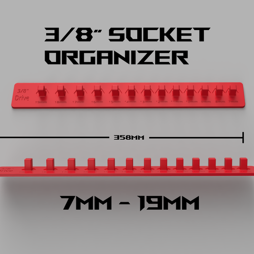 📱 Socket Organizer・ 3D File for 3D printing・Cults
