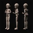 20i21i23.jpg BJD Doll stl 3D Model for printing Elf Cupid Ball Jointed Art Doll 20cm