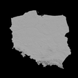 1.png Topographic Map of Poland – 3D Terrain