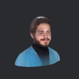 model-5.png Post Malone-bust/head/face ready for 3d printing