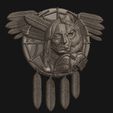 2.jpg Archivo STL indio y lobo・Objeto de impresión 3D para descargar