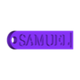 SAMUEL Keychain.stl US NAMES KEYCHAINS STARTING WITH S