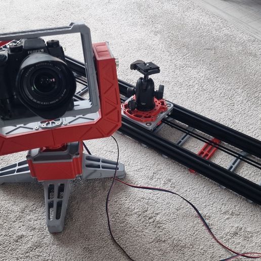 Large slider based on Openbuilds 40x20, modular system with many options 3D model