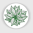 Poinsettia-Coaster.png Sous-verres à fleurs avec support