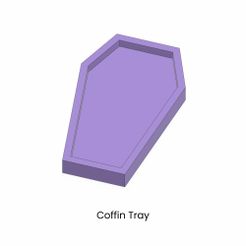 Coffin-Tray.jpg Coffin Tray | 7in | Rolling Tray