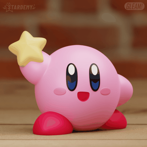 kirbyStar05.png Kirby Star 4 modèles Easy Print