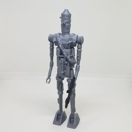 Star Wars .stl IG-88 .3D action figure .OBJ Kenner style.