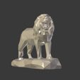 I4.jpg Low Poly Lion Statue --  Ready for 3D Printing