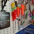 photo1676466294-6.jpeg Pegboard (Tool panel) Kit with a Variety of Tools