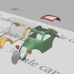 1.jpg STL file 1/8 scale fiat topolino・3D printing template to download, 3dscalecars