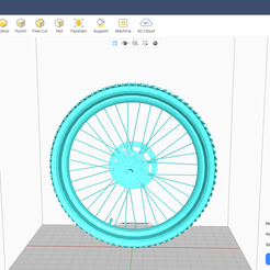 Képernyőfelvétel-50.png Fichier STL vrai pneu de vélo・Modèle à télécharger et à imprimer en 3D