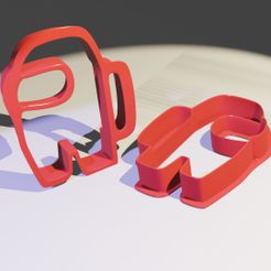 AmongUs_cutter.jpg Datei STL Among Us Ausstechformen herunterladen • Design für 3D-Drucker, NJii