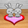 Conejitos_1.png Conejitos amorosos con base de corazón