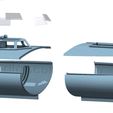 25.jpg Low Profile Stealth Semi Submersible Interceptor 1m RC Ready 3D Printable Model