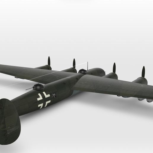 🪞 Me 264 Amerika Bomber・ STL File for 3D printing・Cults