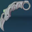 2.jpg Valorant champion 2021 karambit knife 3D print model