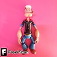 Image-3.jpg Flexi Popeye, Articulated fidget figure, 3mf included