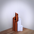 funstl-vase-ribbon-wave-picture-4-nologo.png FUNSTL - Vase Duo Wave Ribbon, Modern design 3MF