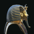 tut.390.png Tutankhamun's Mask v3 - 3D Printing