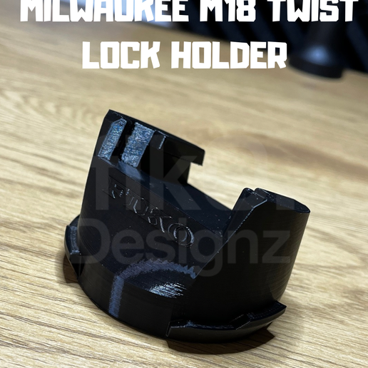 Milwaukee M18 Twist Lock Holder - 3D model önizlemesi