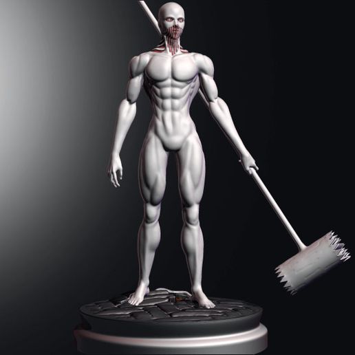 WarhammerTitan - Shingeki no Kyojin. 3D model