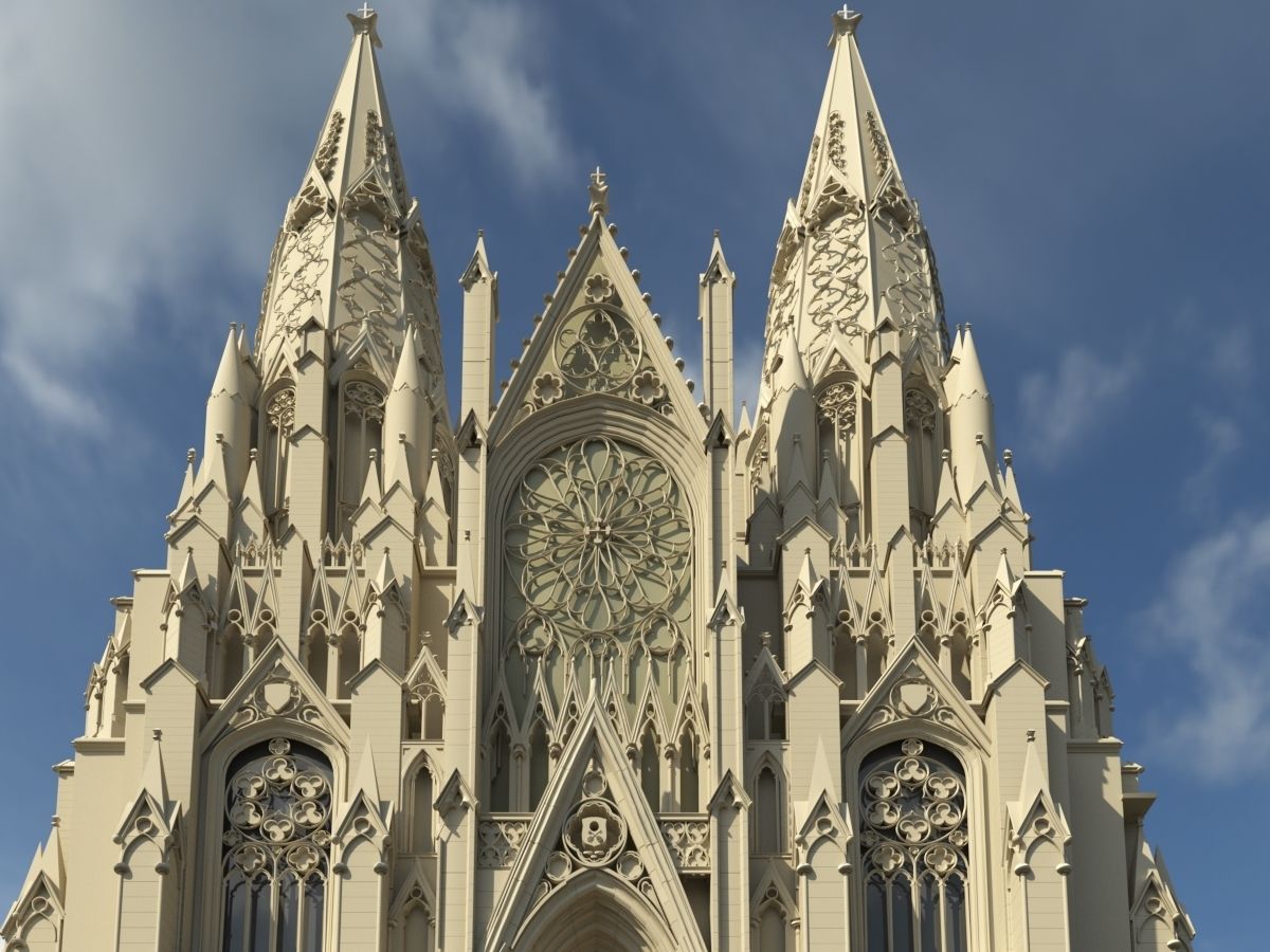 St Patrick's Cathedral Church 3D Puzzle 117 Pieces Creative Beautiful Display 