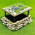 Roofed-3-b.jpg Small Observation Bunker Style 3 - 15mm Scale for FoW