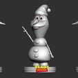 3side_bw.jpg Olaf - Frozen 2 Fanart