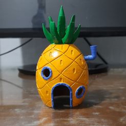 spongebob-pineapple-house-3d-model-stl.jpg STL file Spongebob pineapple house・3D printer design to download
