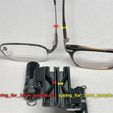 thickness_1280x960.JPG EDC Flashlights Holder for Glasses V2 ( Ball Jointed )