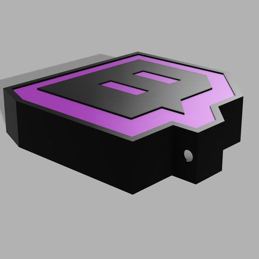 👽 led poster led twitch logo・ 3D File for ・Cults