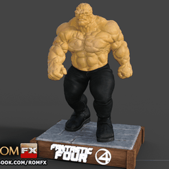 cois 4 fantastico impressao0.png Archivo 3D The Thing Fantastic Four - Ben Grimm - Figura imprimible・Modelo para descargar y imprimir en 3D