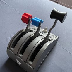 Thrustmaster Boeing TCA Quadrant - Manettes des gaz, d'hélice et de mélange