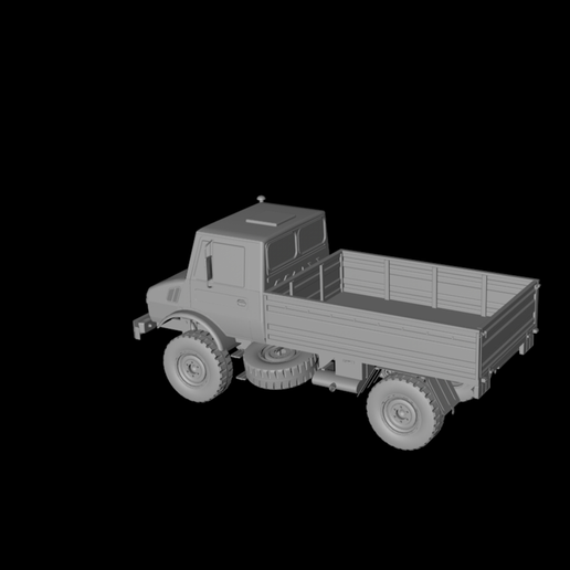 German Unimog 1300 truck digital model 3D model