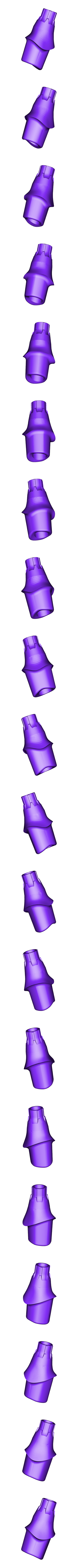 Custom Abutment.stl Modello digitale di impianto con tessuti molli