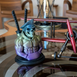 1080-11.png Tactical Skull Pen Holder & Katana Bust! ⚔️ (Functional Desk Art)