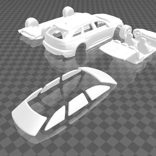 Captura-de-pantalla-2026-01-01-190911.jpg Audi RS6 Avant 2019 (C8) – Detailed Separate Parts Model Kit – STL for 3D Printing