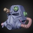 PowerArmorT45HelmetFront34LEftRandom.jpg 用于 Cosplay 的《辐射 4》T-45 动力装甲头盔