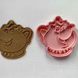 IMG_1195-copy.jpg BEAUTY AND THE BEAST - MRS POTTS TEAPOT COOKIE CUTTER STAMP