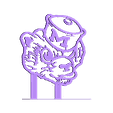 1980-M-logo-Stand.stl Логотип "Мичиганские росомахи