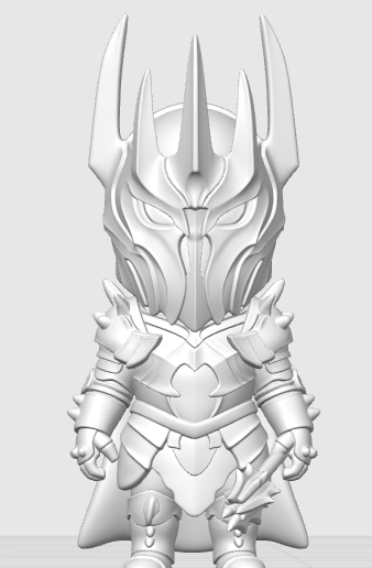 🦹 Chibi Sauron・Archivo STL para Impresión 3D・Cults