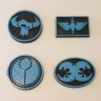 WH-13-16-Raw.jpg Warhammer 40k Faction Symbol Game Piece Tokens 16 WH40k Factions