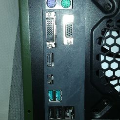 IO_shield.jpg Free STL file Asus Z170-K I/O shield・3D print design to download