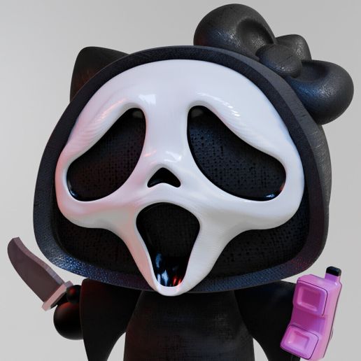 03-GHOSTFACE.jpg HELLO KITTY GHOSTFACE - SCREAM!